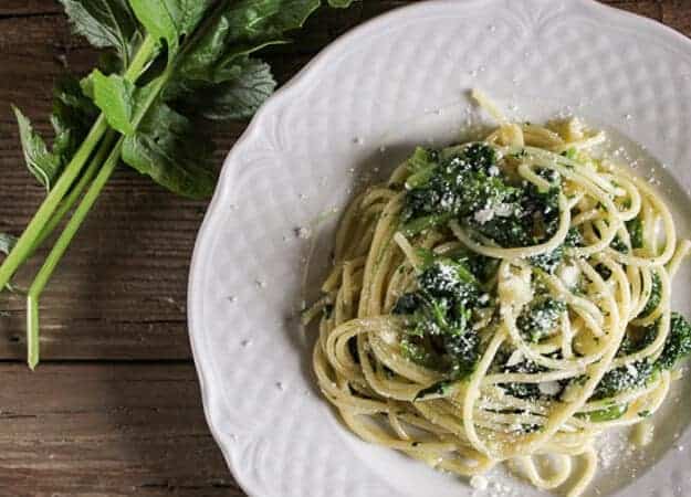 Pasta And Broccoletti (broccoli Rabe)