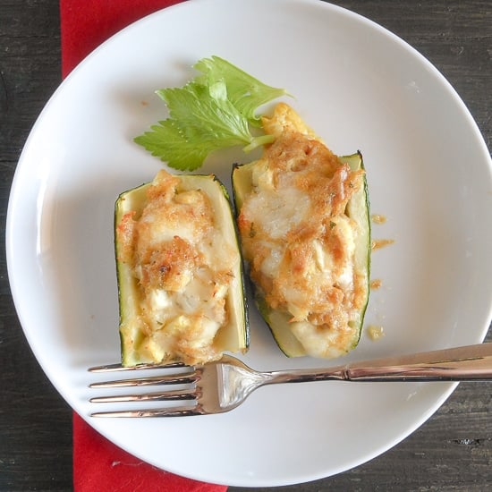 Zucchini Stuffed With Tuna