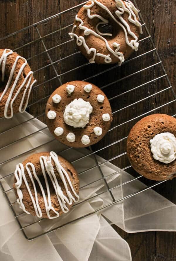 Mocha Cake Doughnuts