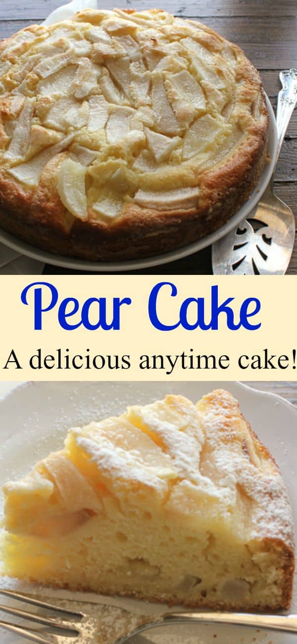 Easy Italian Pear Cake