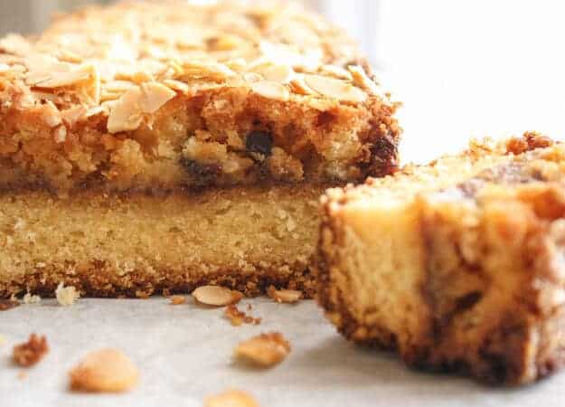 White Chocolate Almond Jam Squares, a delicious decadent dessert recipe, the perfect special occasion or family get together sweet.|anitalianinmykitchen.com
