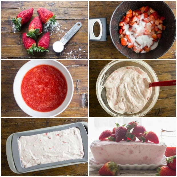 Creamy Strawberry Semifreddo - An Italian In My Kitchen