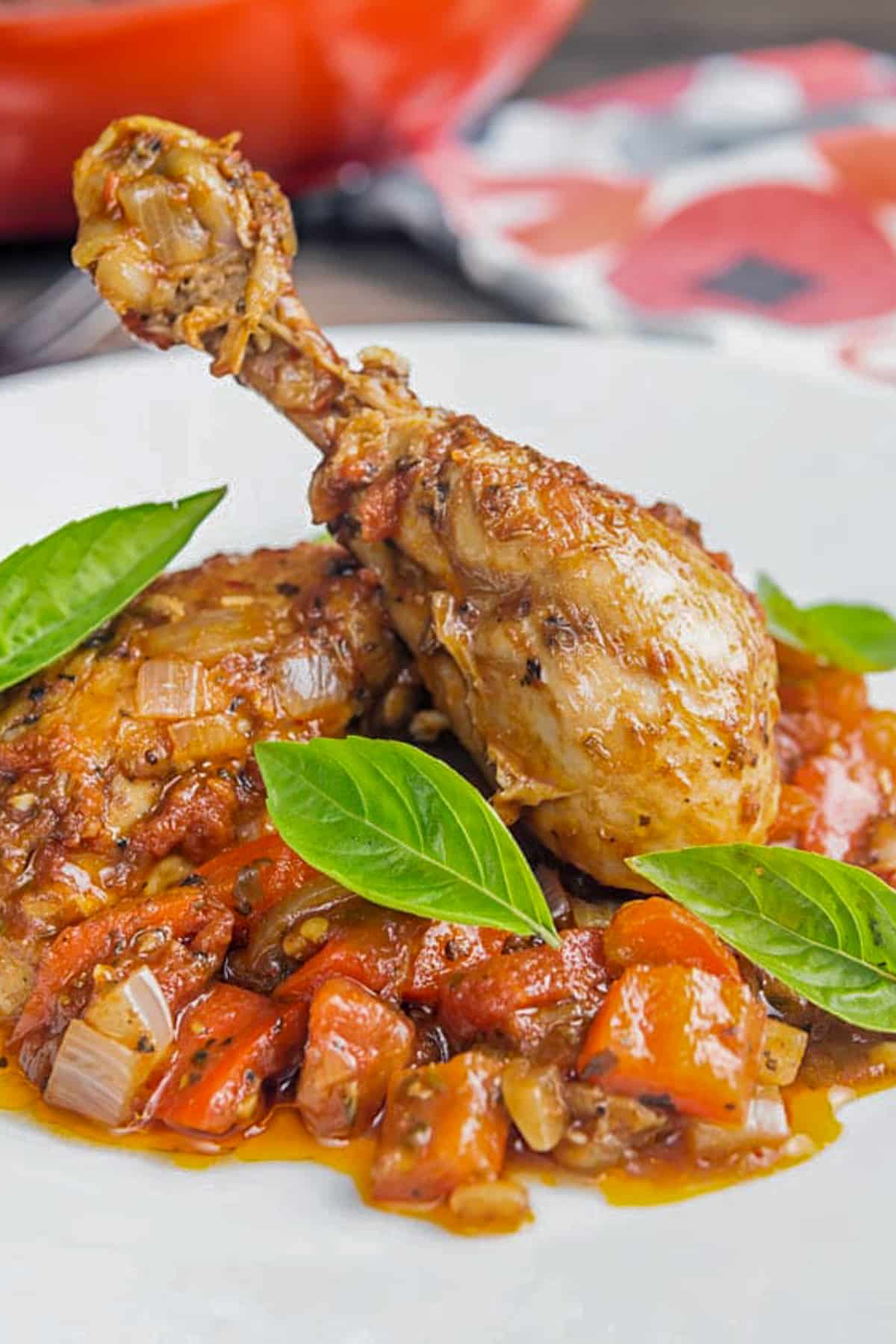 Easy Skillet Chicken Cacciatore A Tasty Italian Comfort Food