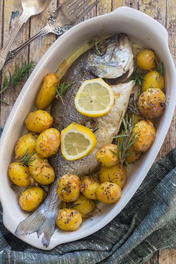 baked trout