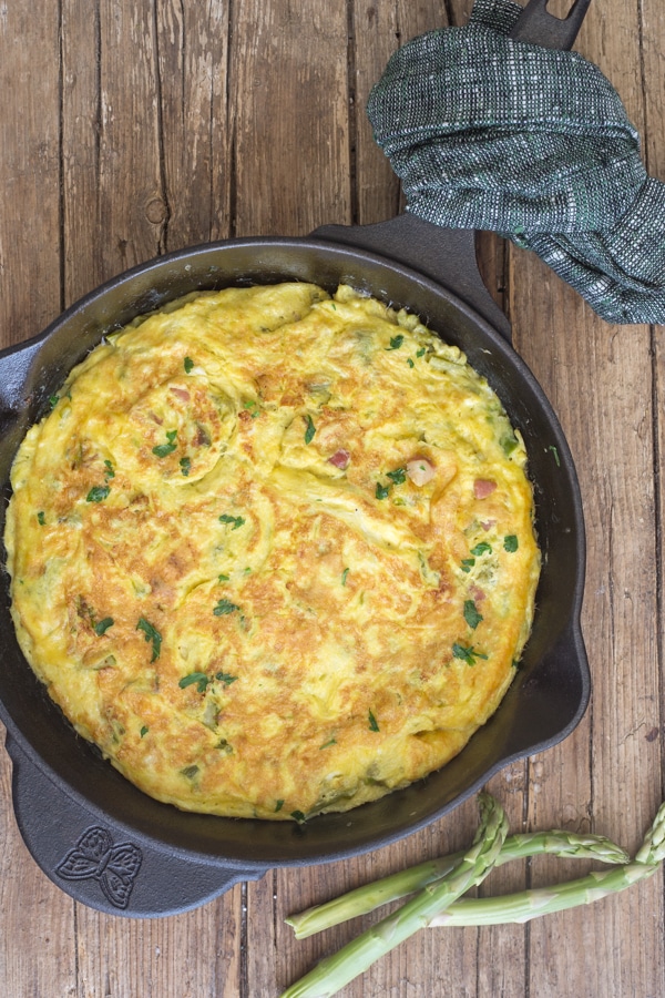 Italian Fresh Asparagus Frittata