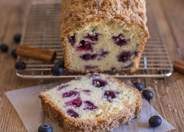 Mini Blueberry Streusel Loaves - Recipes