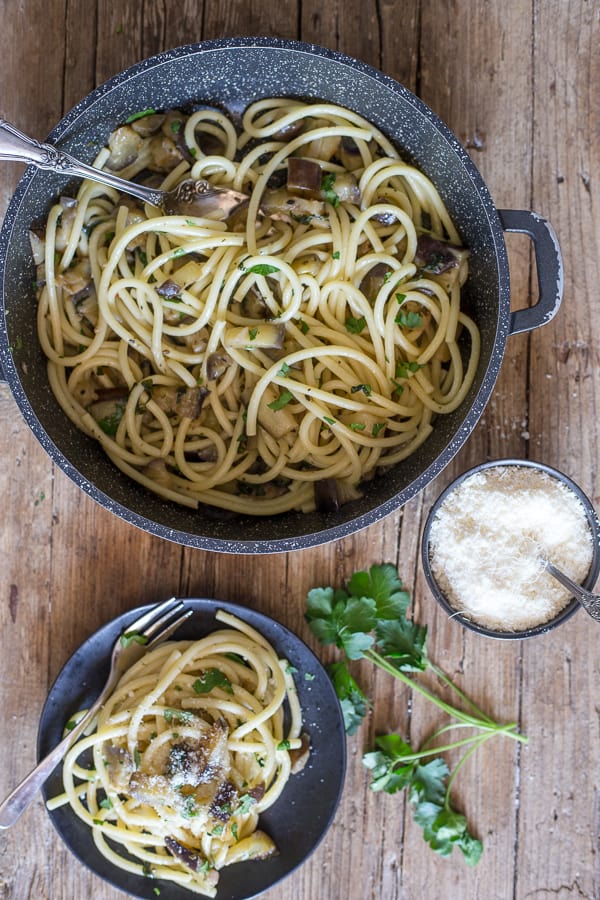Simple Bucatini And Eggplant A Fast Easy Italian Recipe