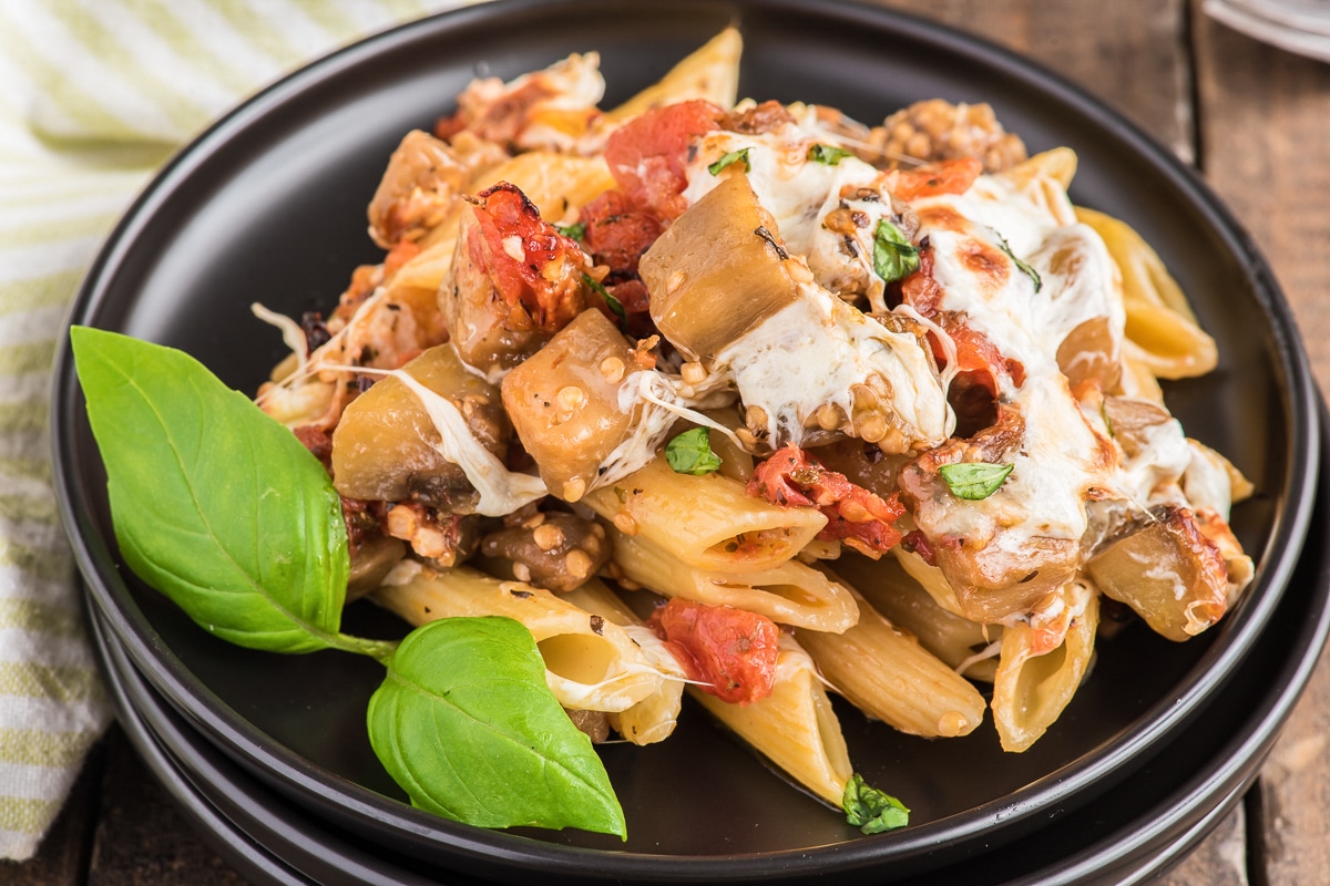 Cheesy Fresh Tomato Eggplant Casserole - An Italian in my Kitchen