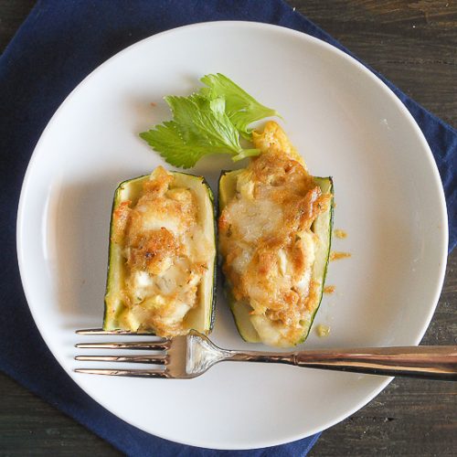 Zucchini Stuffed With Tuna