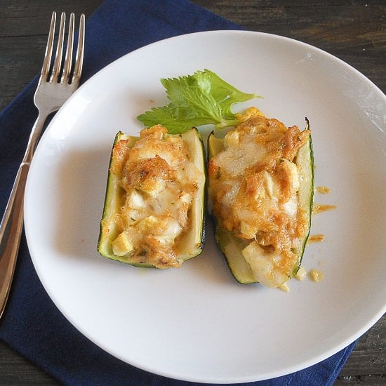 Zucchini Stuffed With Tuna