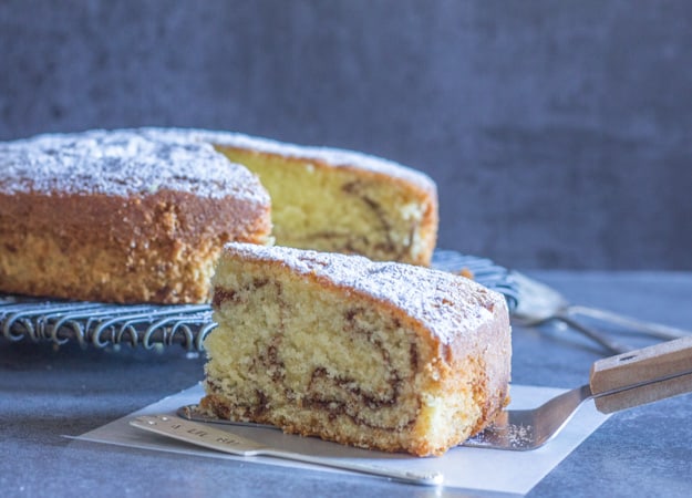 Cinnamon Sugar Apple Cake Recipe - Pinch of Yum