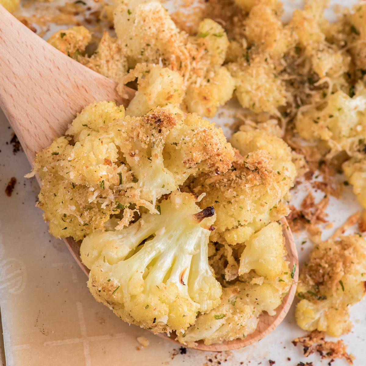 Parmesan Roasted Cauliflower