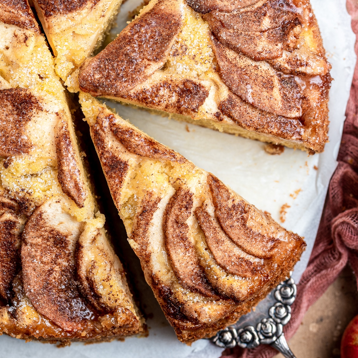 Brown Butter Orange Cinnamon Coffee Cake - All the Healthy Things