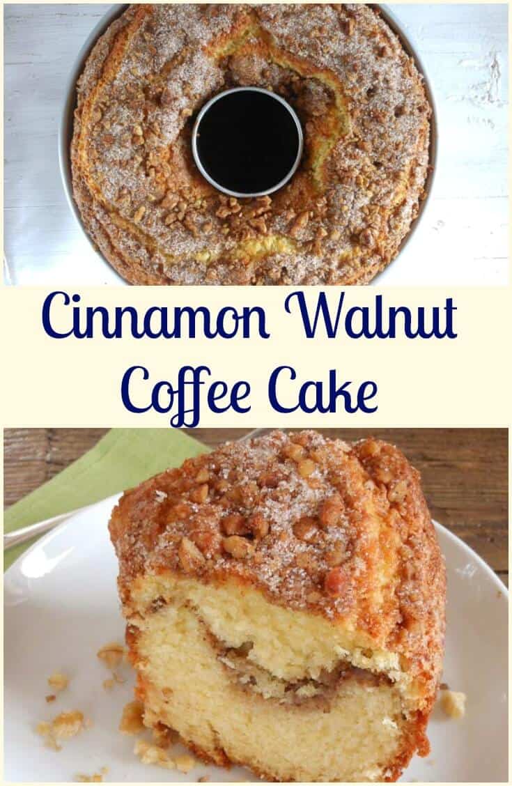 Cinnamon Walnut Coffee Cake