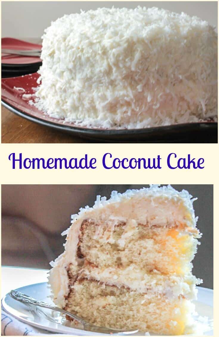 Homemade Coconut Cake