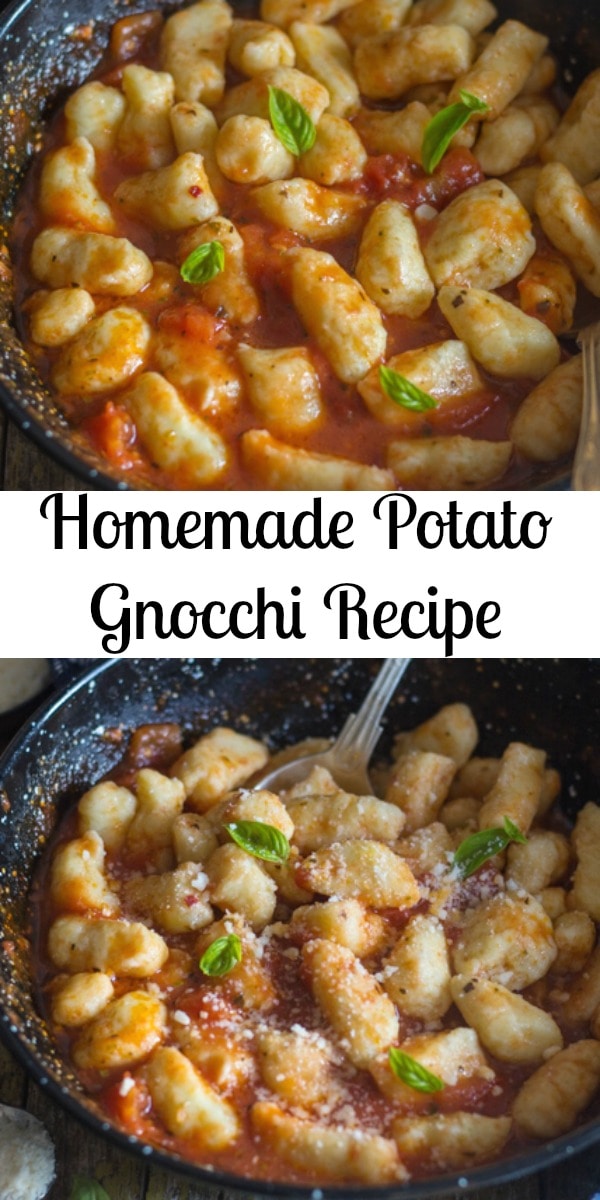 Homemade Potato Gnocchi Recipe - Easy Soft Potato Gnocchi