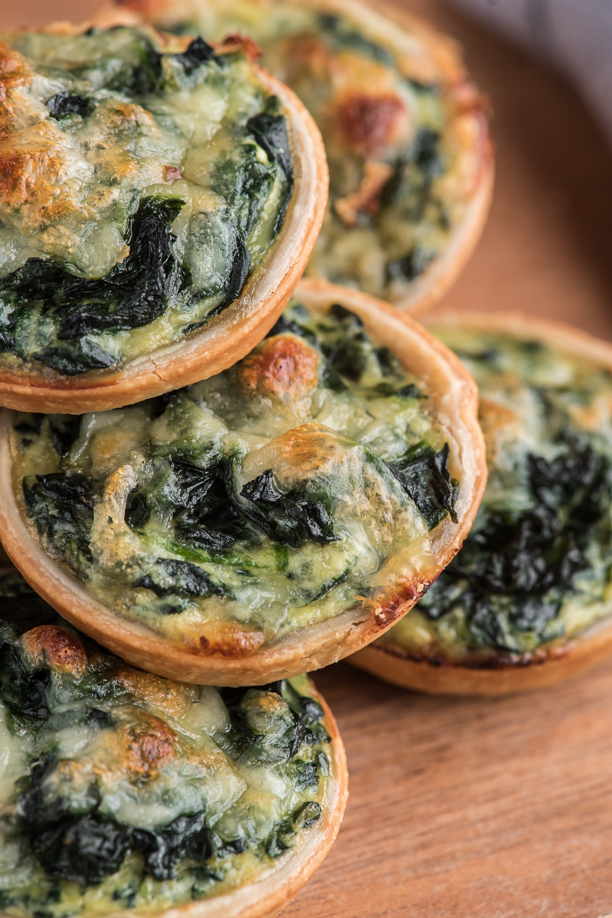 Ricotta spinach tarts