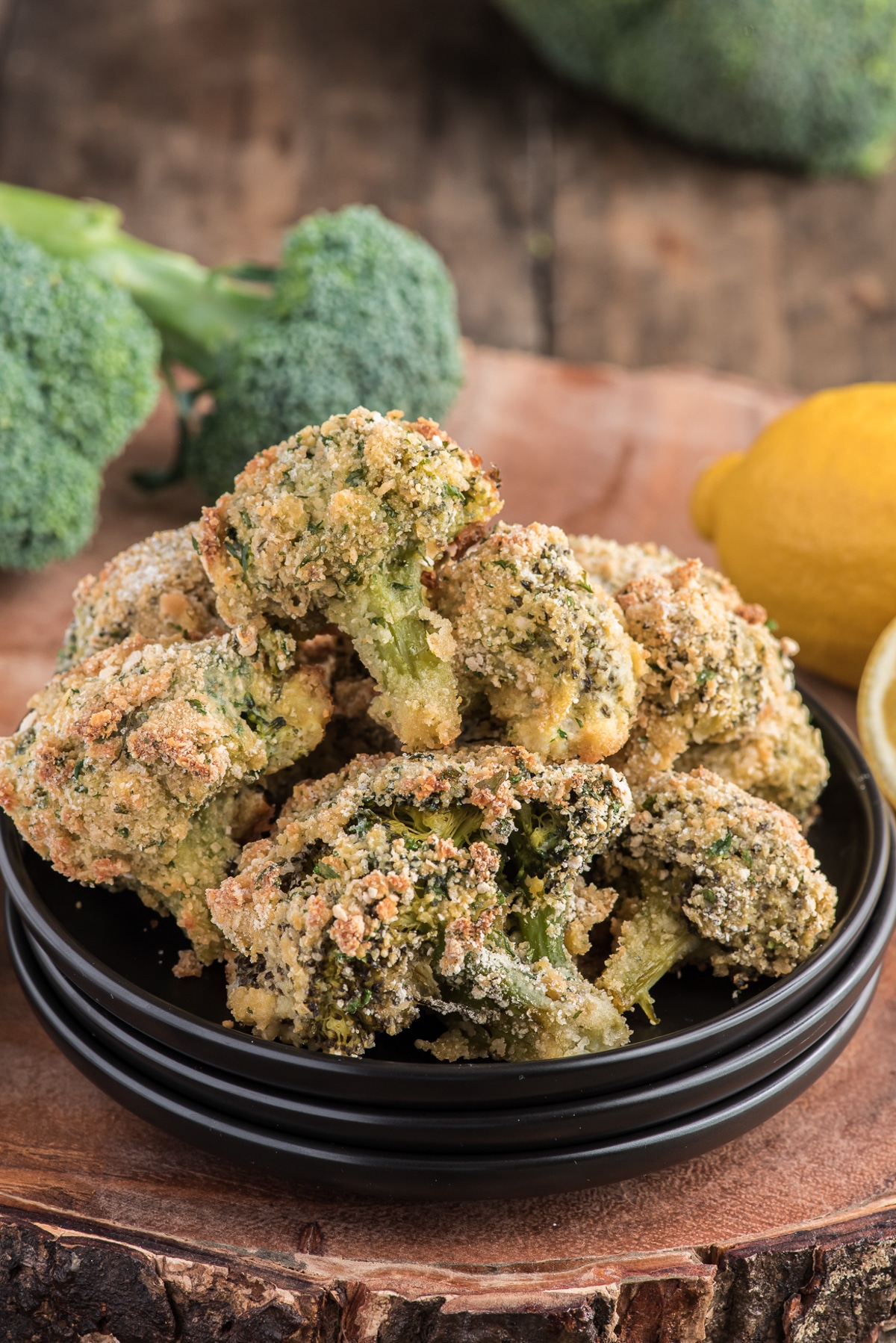 Baked Breaded Broccoli
