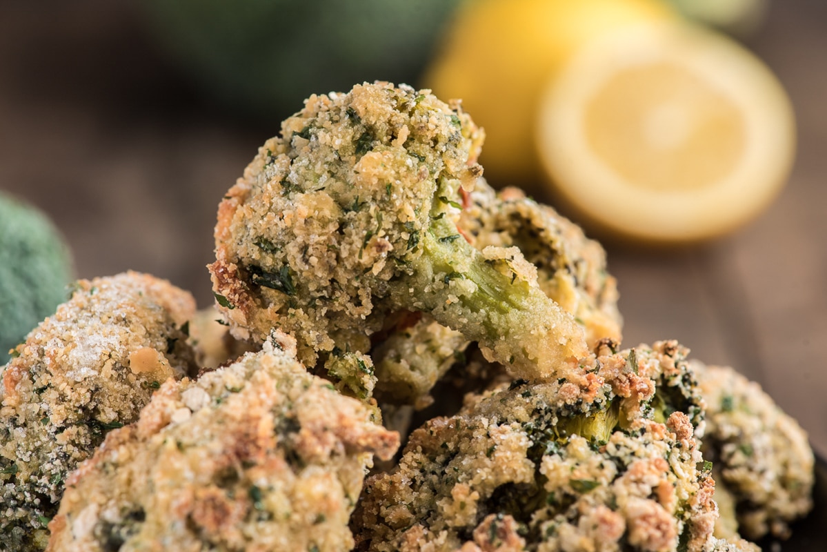 Baked Breaded Broccoli