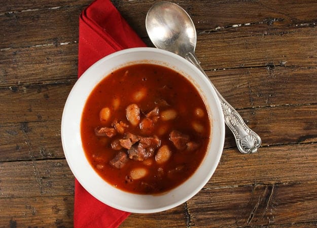 prosciutto and bean soup/anitalianinmykitchen.com
