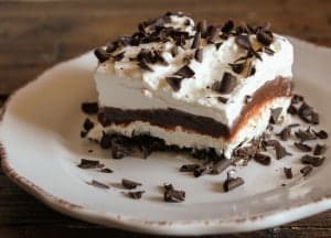 chocolate lasagna meets tiramisu