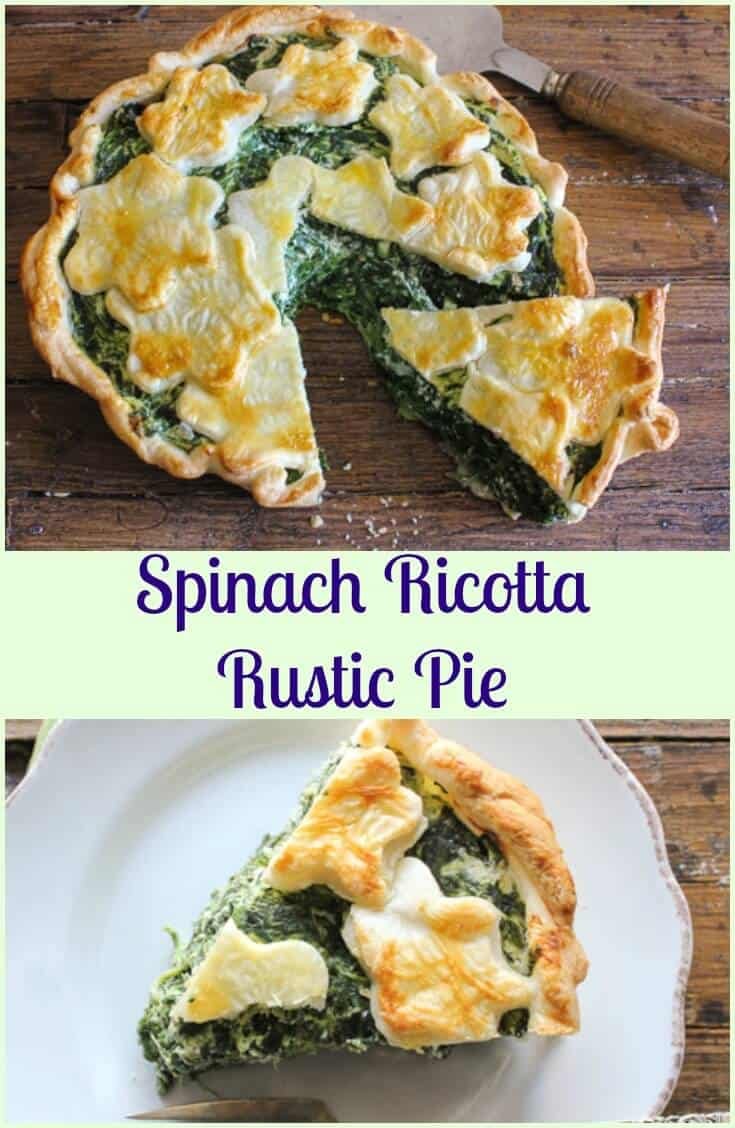 Spinach Ricotta Rustic Pie