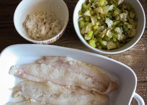 quick and easy baked stuffed halibut