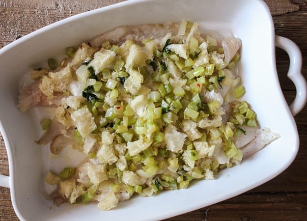 quick and easy baked stuffed halibut