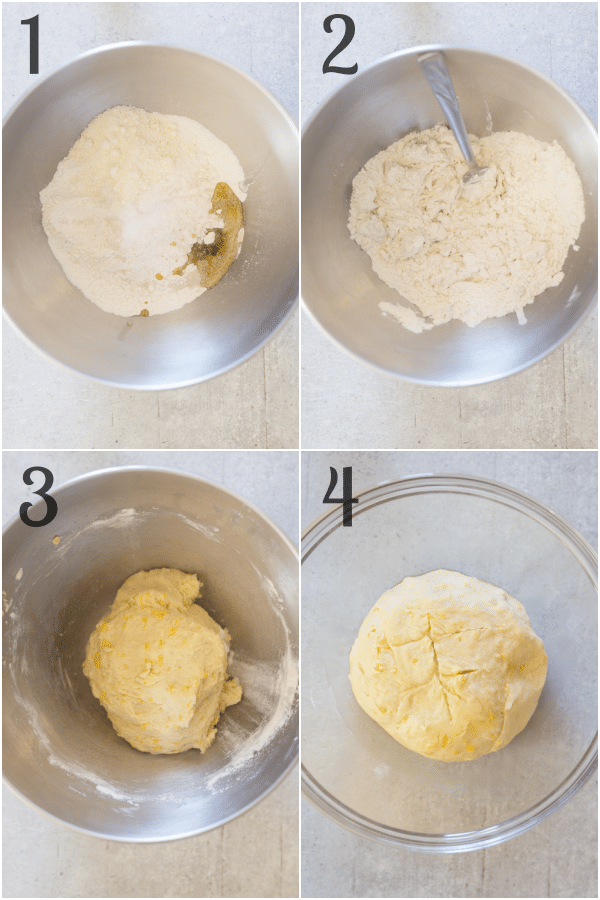 how to make cheese buns making the dough and rising