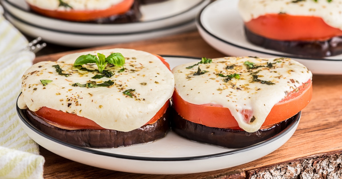 Easy Hot or Cold Grilled Eggplant Caprese