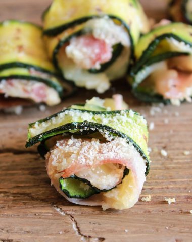 Bite Size Grilled Zucchini Roll-ups are the perfect appetizers, a fast, easy and delicious recipe. Great anytime or even when entertaining.|anitalianinmykitchen.com