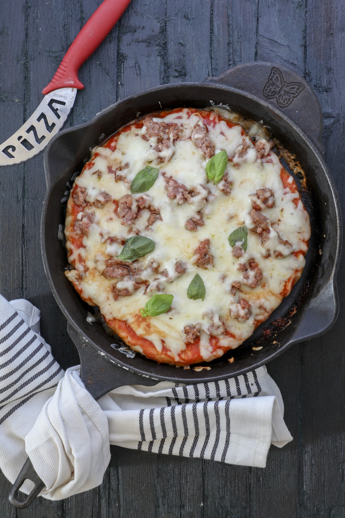 Easy Stove-Top Pizza - An Italian In My Kitchen