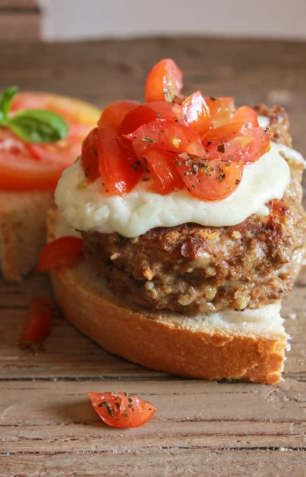 Italian Stuffed Burgers