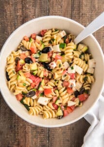 Italian Fresh Vegetable Pasta Salad - An Italian in my Kitchen