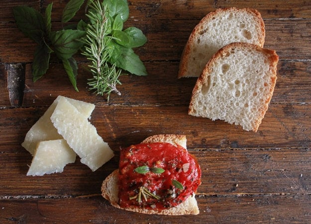 Italian Pan Fried Tomatoes