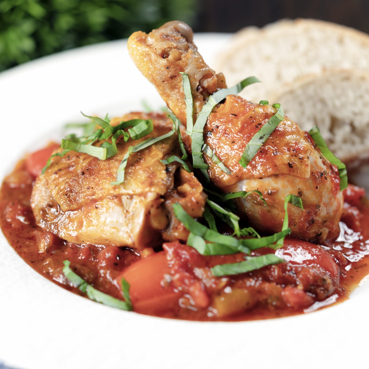 Italian Skillet Chicken and Peppers