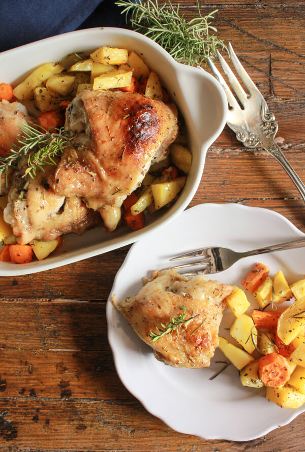 Italian Herb Roasted Chicken And Potatoes