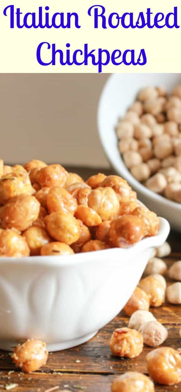 Italian Roasted Chickpeas, healthy, Parmesan oven roasted Chickpeas. The perfect crunchy anytime snack. The best roasted chickpea recipe.|anitalianinmykitchen.com