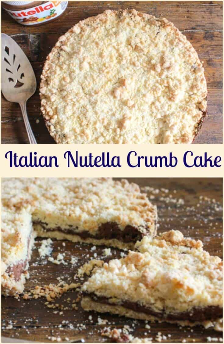 Italian Nutella Crumb Cake