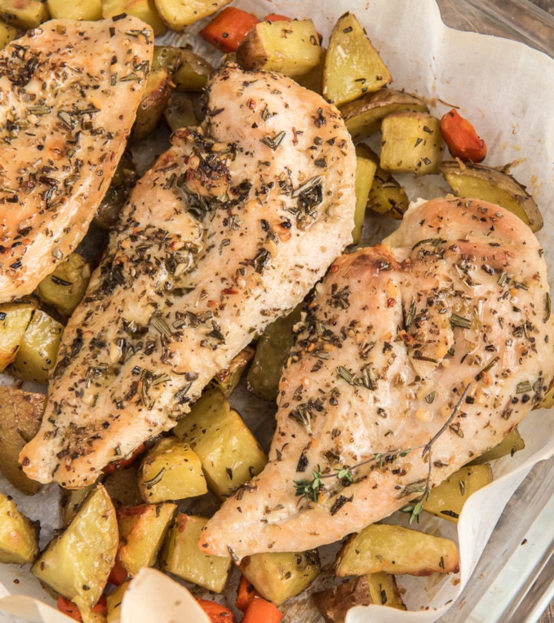 Italian Herb Roasted Chicken Pieces