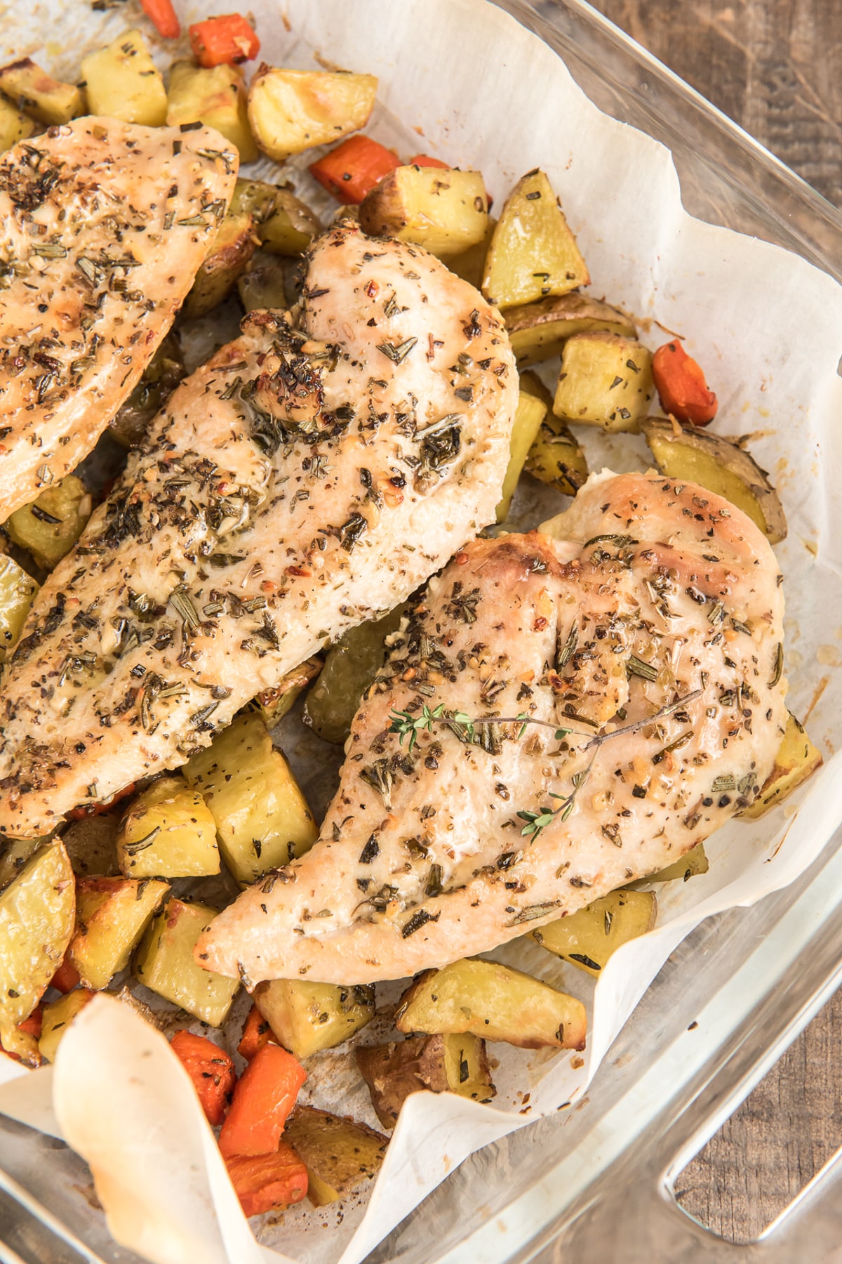 Italian Herb Roasted Chicken And Potatoes