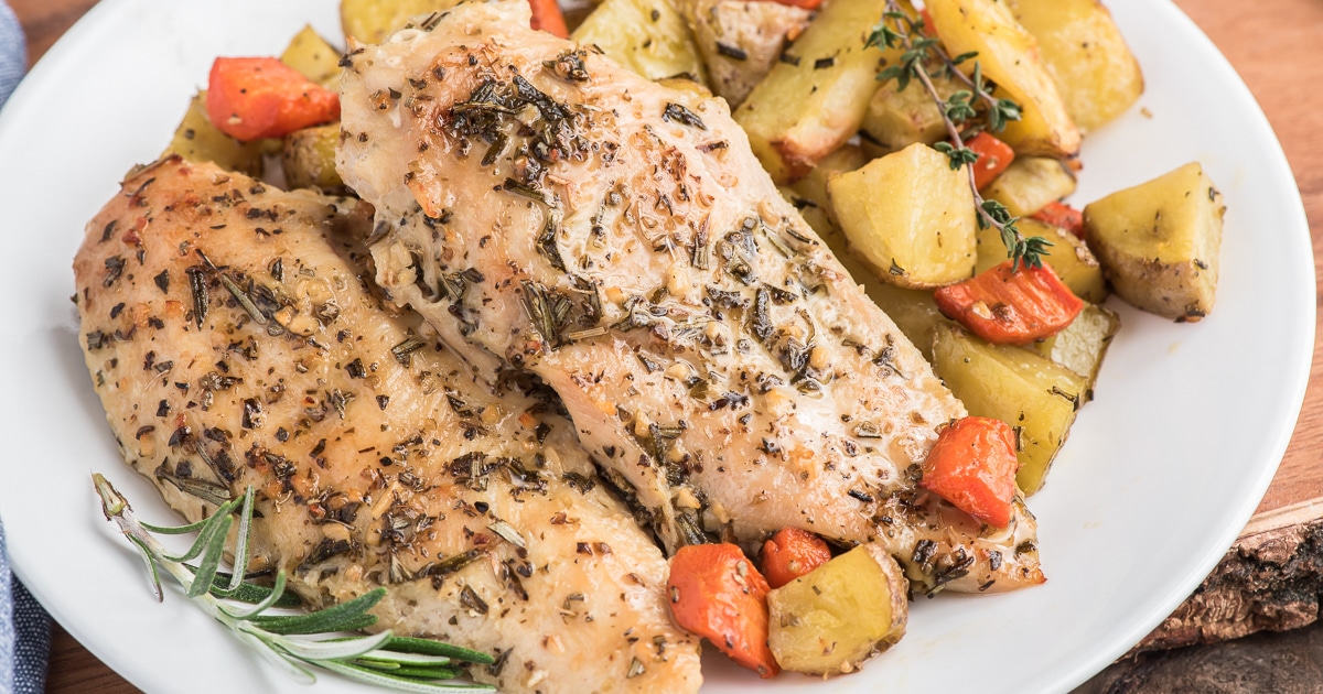 Italian Herb Roasted Chicken And Potatoes