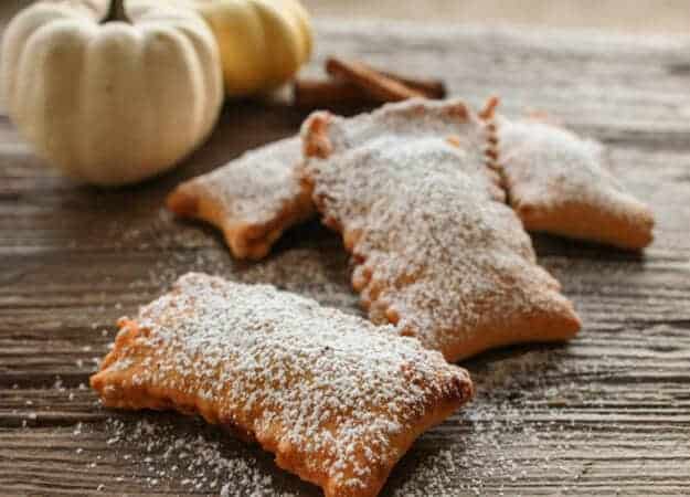 Pumpkin Pie Stuffed Sweet Ravioli, these homemade baked or fried pumpkin pie filled ravioli are a delicious change for a sweet Fall dessert