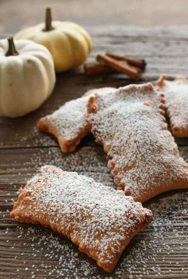 Pumpkin Pie Stuffed Sweet Ravioli, these homemade baked or fried pumpkin pie filled ravioli are a delicious change for a sweet Fall dessert