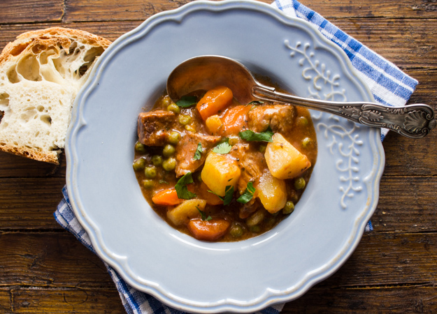 Chunky Thick Italian Beef Stew, an easy delicious healthy beef stew, Italian seasonings in a thick sauce, make it one of the best, Enjoy!|anitalianinmykitchen.com