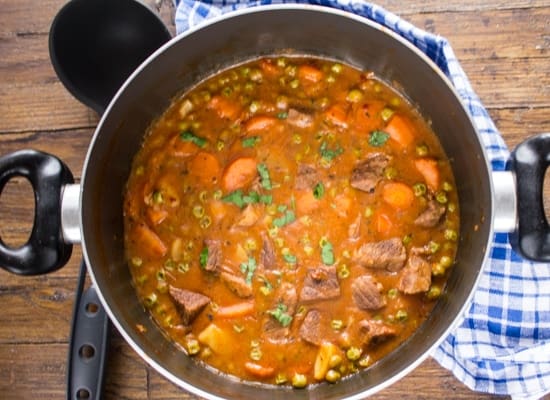 Chunky Thick Italian Beef Stew, an easy delicious healthy beef stew, Italian seasonings in a thick sauce, make it one of the best, Enjoy!|anitalianinmykitchen.com