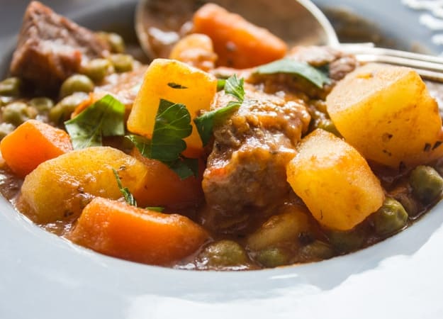 Chunky Thick Italian Beef Stew, an easy delicious healthy beef stew, Italian seasonings in a thick sauce, make it one of the best, Enjoy!|anitalianinmykitchen.com