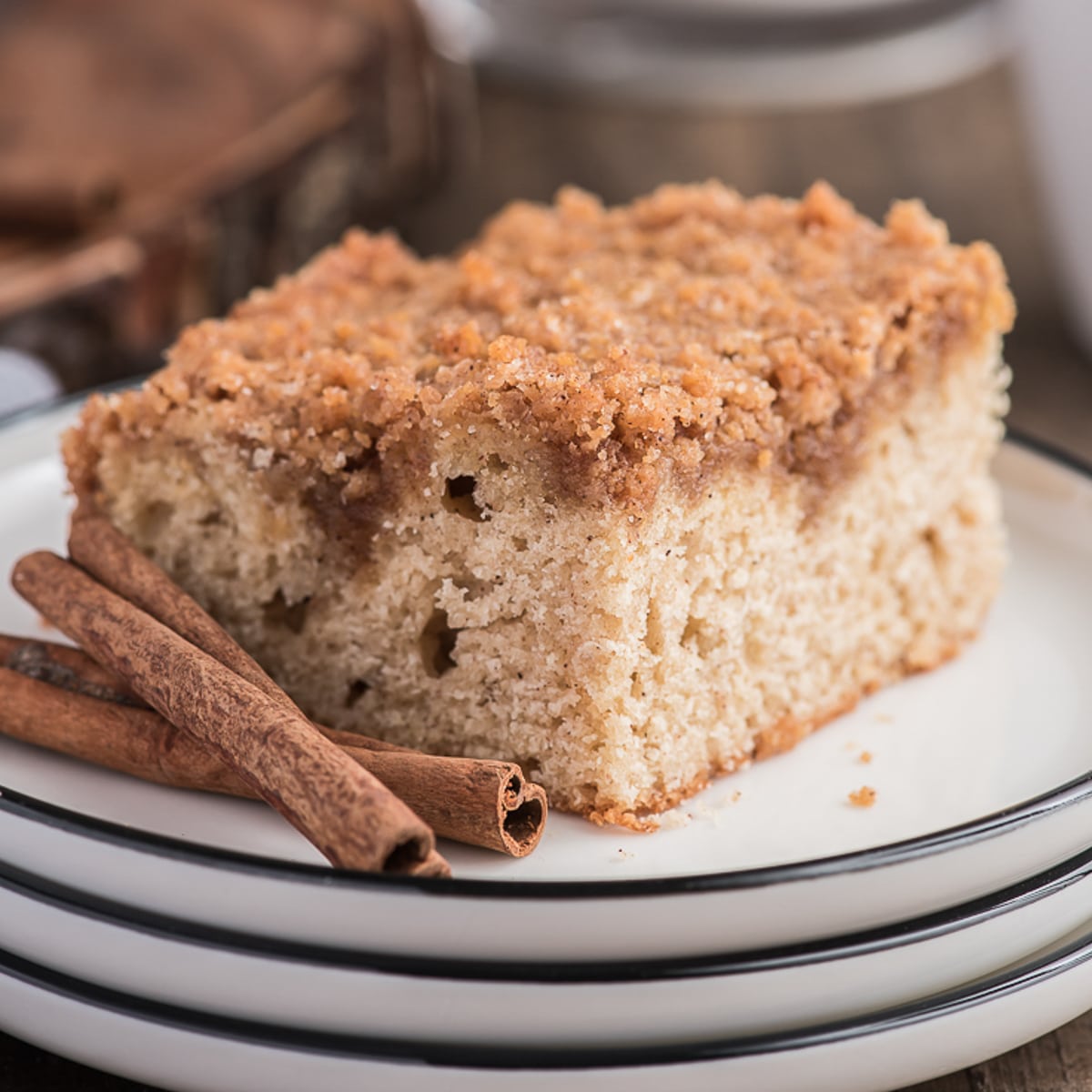 Easy Cinnamon Coffee Cake Recipe | Raisin Bran cereal