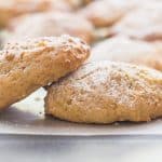 2 cinnamon applesauce cookies up close