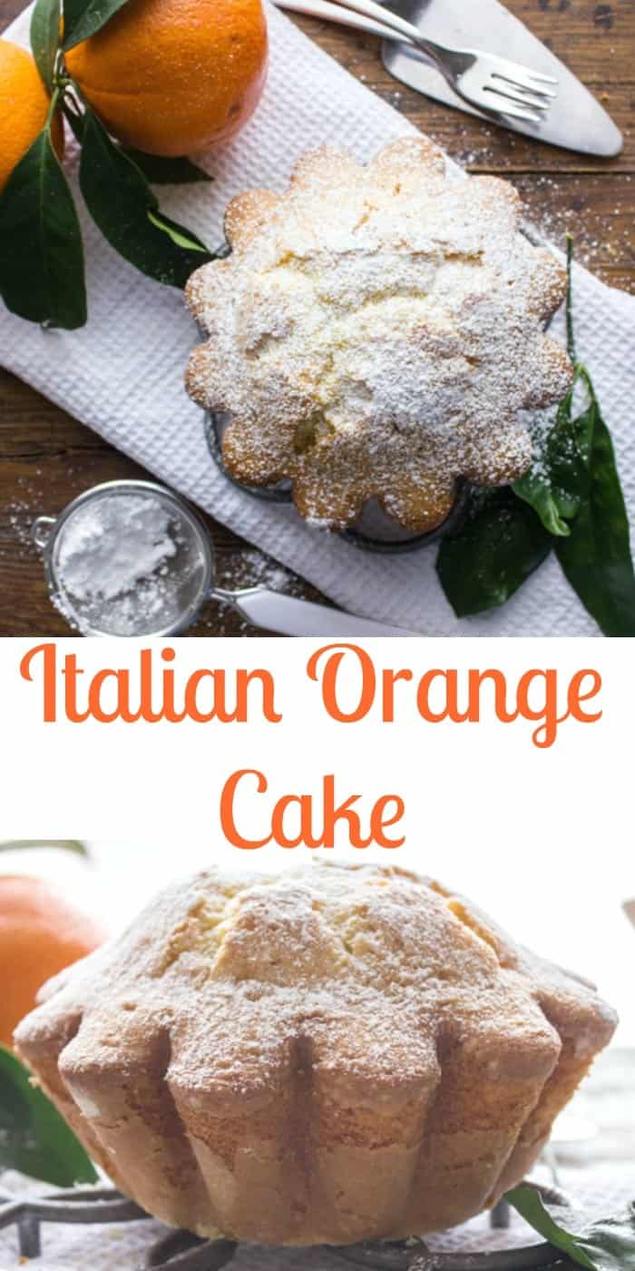 Italian Orange Cake, a moist and delicious made from scratch cake recipe. Homemade and easy, perfect for breakfast, snack or even dessert.|anitalianinmykitchen.com